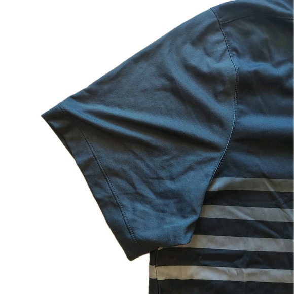 Nike Golf Sport Shirt, Mens Dri-Fit Polo XL Striped A2 - Picture 2 of 13
